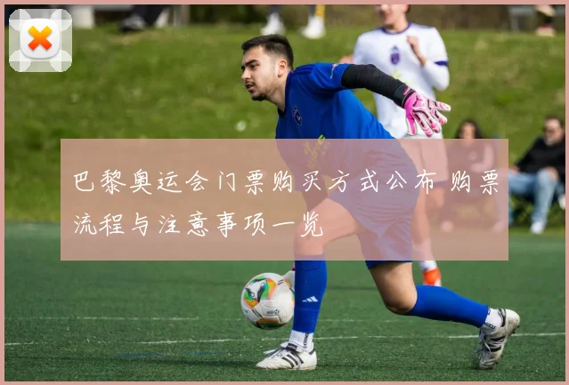 巴黎奥运会门票购买方式公布 购票流程与注意事项一览