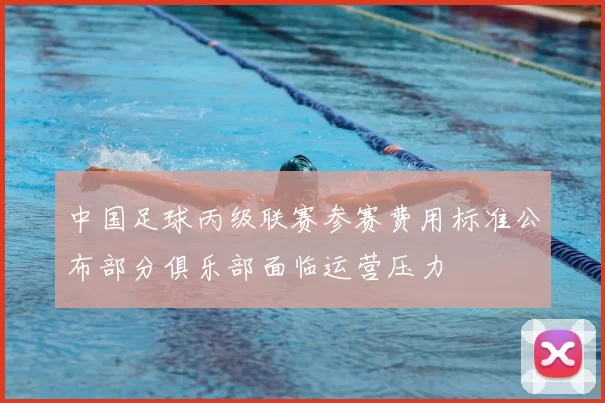 中国足球丙级联赛参赛费用标准公布部分俱乐部面临运营压力